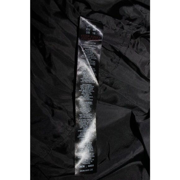 ASOS Curve 4505 Ski - Insulated Snow & Ski Belted Jacket in Black (16) - Picture 10 of 12